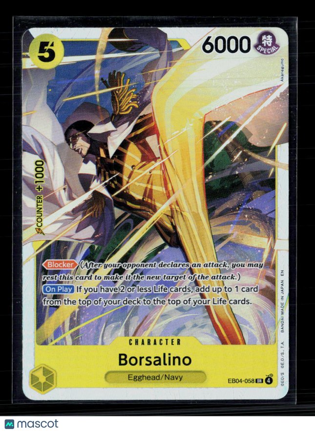 One Piece Borsalino Adventure on Kami's Island SR • EB04-058 Foil