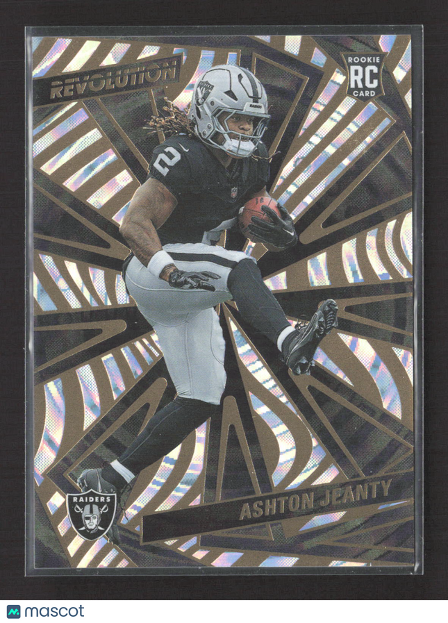 2025 Panini Revolution Football Ashton Jeanty #202 Fractal RC 02/99