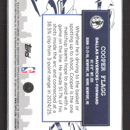 2025 Topps Clutch City Prospects Cooper Flagg #CC-1 RC