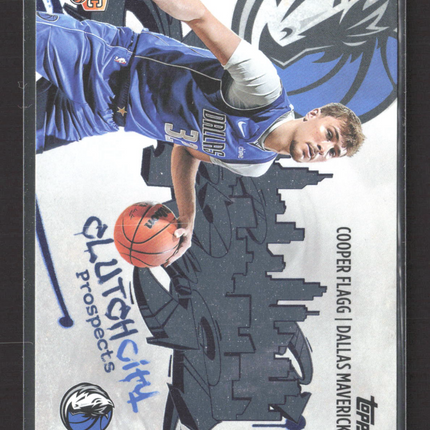 2025 Topps Clutch City Prospects Cooper Flagg #CC-1 RC