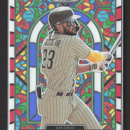2022 Panini Prizm Stained Glass Fernando Tatis Jr. #SG-1 Red White Blue