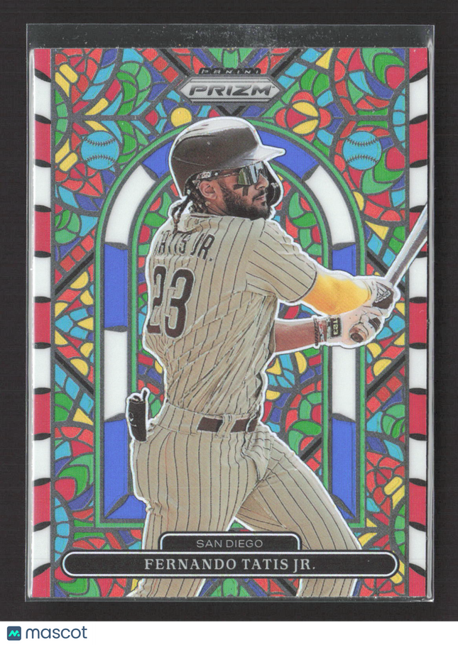 2022 Panini Prizm Stained Glass Fernando Tatis Jr. #SG-1 Red White Blue