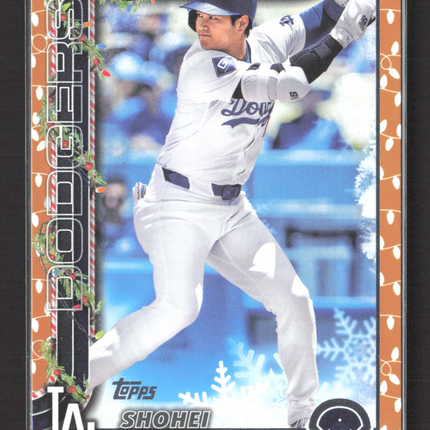 2024 Topps Holiday Shohei Ohtani #H200 Gold Lights
