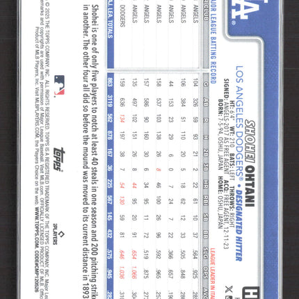 2024 Topps Holiday Shohei Ohtani #H200 Gold Lights