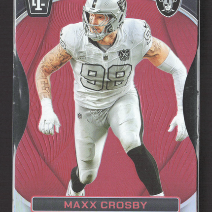 2025 Panini Totally Certified Maxx Crosby #47 Red 092/175