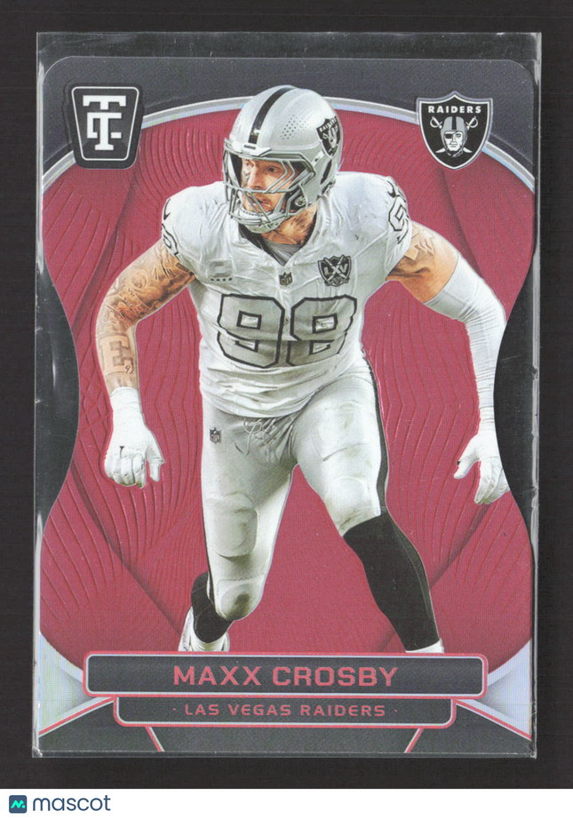 2025 Panini Totally Certified Maxx Crosby #47 Red 092/175