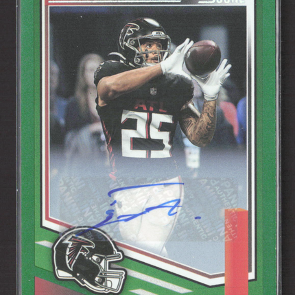 2025 Panini Score Football Tyler Allgeier #56 Green Auto