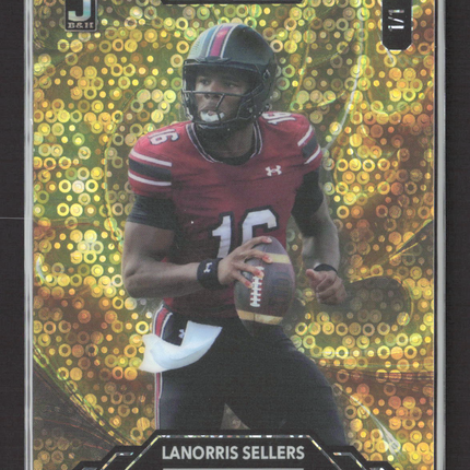 2025 Wild Card Metallix LaNorris Sellers #WMF-LS Gold Circles 1/1