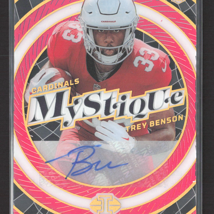 2024 Panini Illusions Mystique Trey Benson #25 RC 09/50 Auto