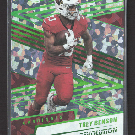 2025 Panini Revolution Football Trey Benson #40 Lava 02/12
