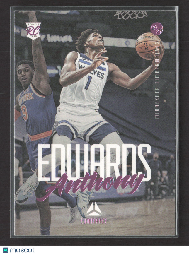 2020 Panini Chronicles Luminance Anthony Edwards #143 Rc