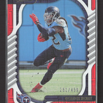 2022 Panini Absolute Football Derrick Henry #82 Red 281/499