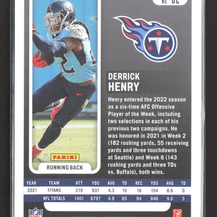2022 Panini Absolute Football Derrick Henry #82 Red 281/499