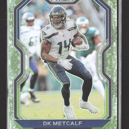 2020 Panini Prizm DK Metcalf #292 Green Camo /25