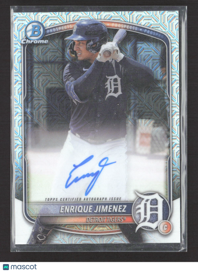 2025 Topps Bowman Chrome Enrique Jimenez #BMA-EJ Mojo Refractor Auto