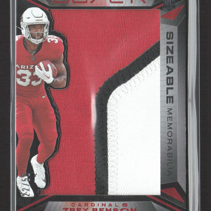 2024 Panini Black Sizeable Trey Benson #SR-TBN 22/50 RC Sizeable Patch