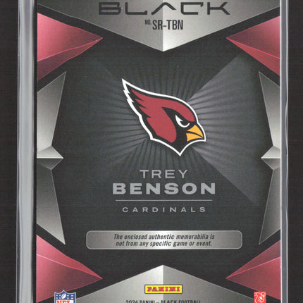 2024 Panini Black Sizeable Trey Benson #SR-TBN 22/50 RC Sizeable Patch