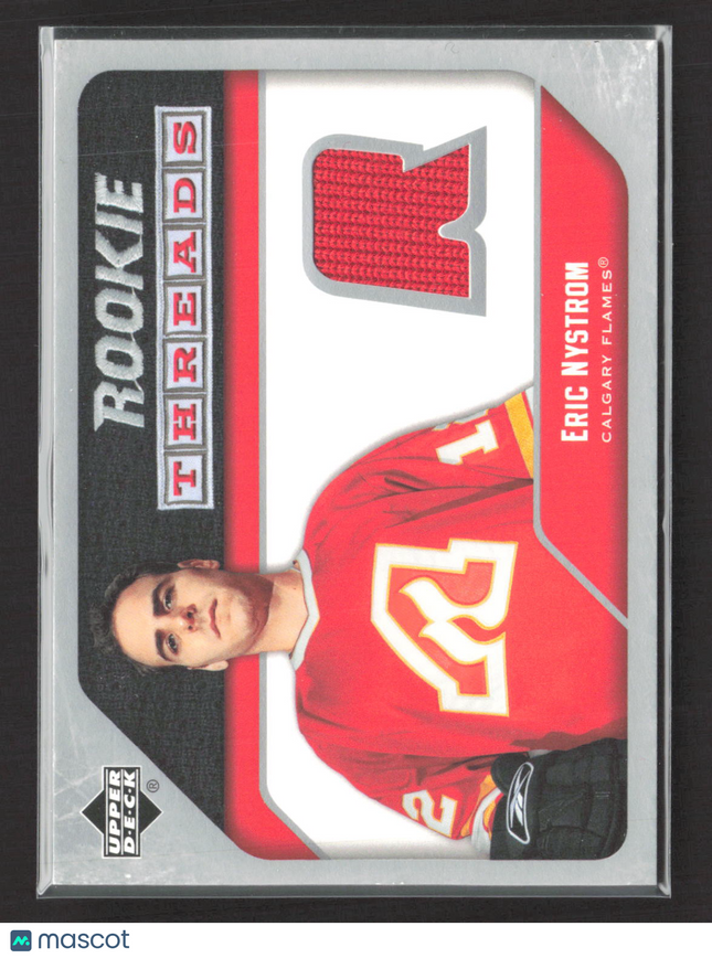 2006 Upper Deck Rookie Threads Eric Nystrom #RT-EN Memorabilia Jersey