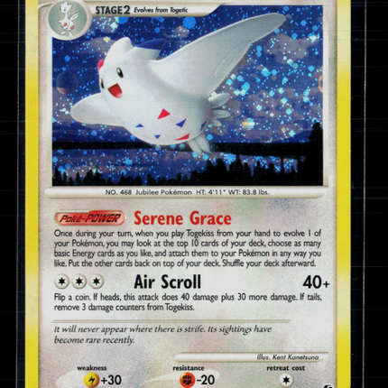 Pokemon 2008 EX Great Encounters Togekiss #11/106