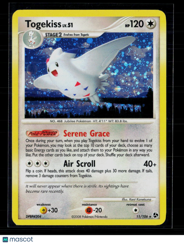 Pokemon 2008 EX Great Encounters Togekiss #11/106