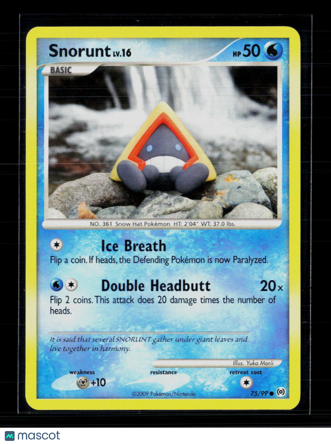 Pokemon 2009 Platinum – Arceus Snorunt #75/99
