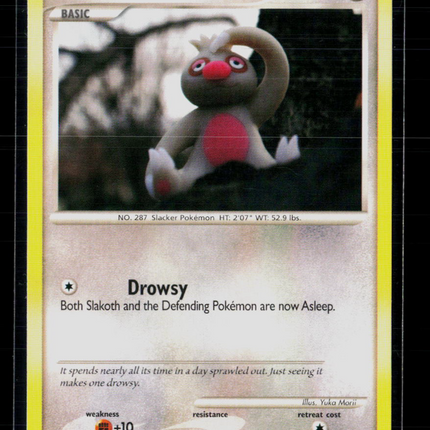 Pokemon 2007 Mysterious Treasures Slakoth #99/123