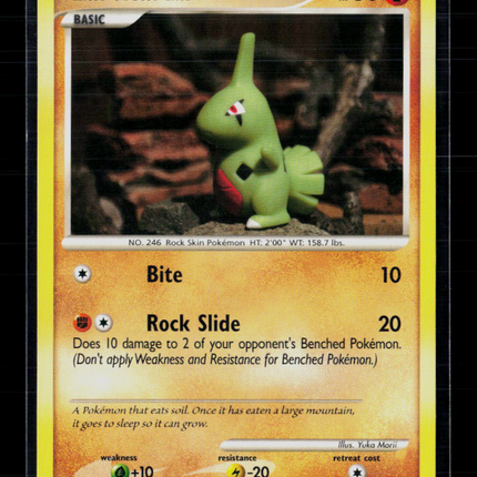 Pokemon 2008 EX Legend Maker Larvitar #63/100