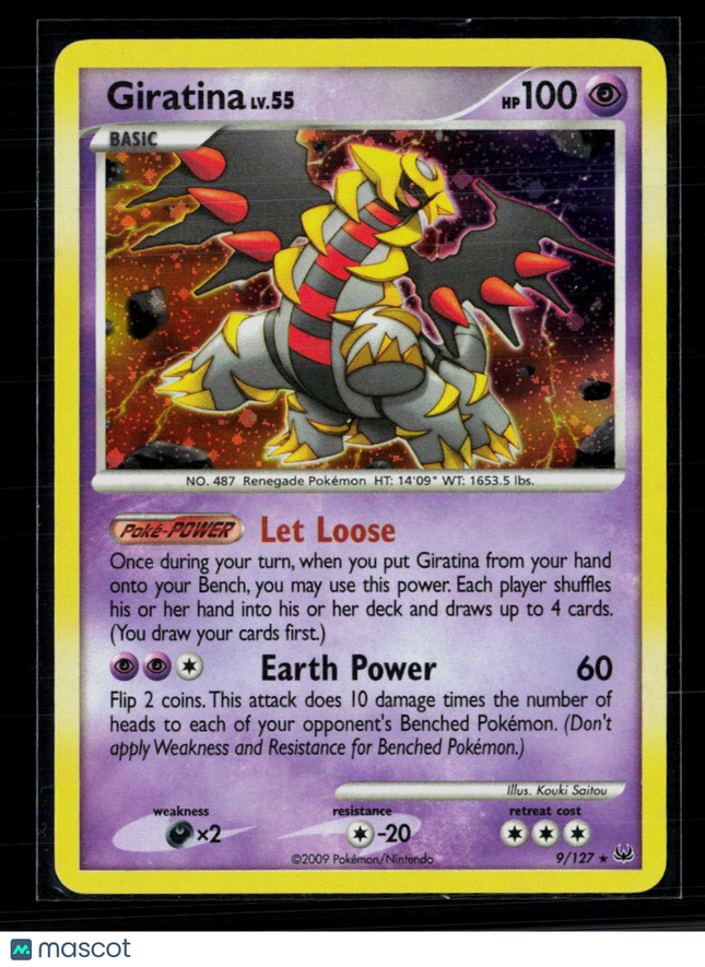 Pokemon 2009 Platinum Giratina #9/127