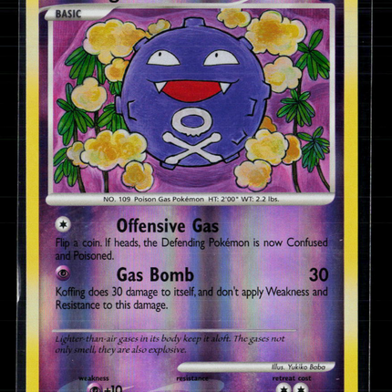 Pokemon 2009 Platinum Koffing #68/111