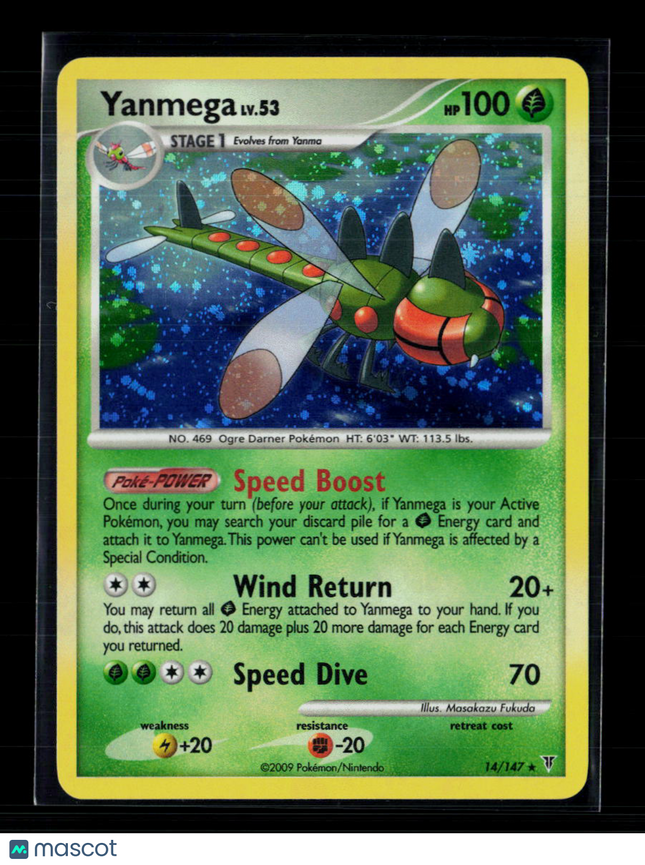 Pokemon 2009 EX Crystal Guardians Yanmega #14/147