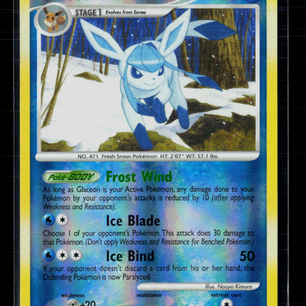 Pokemon 2009 Platinum – Rising Rivals Glaceon #41/111