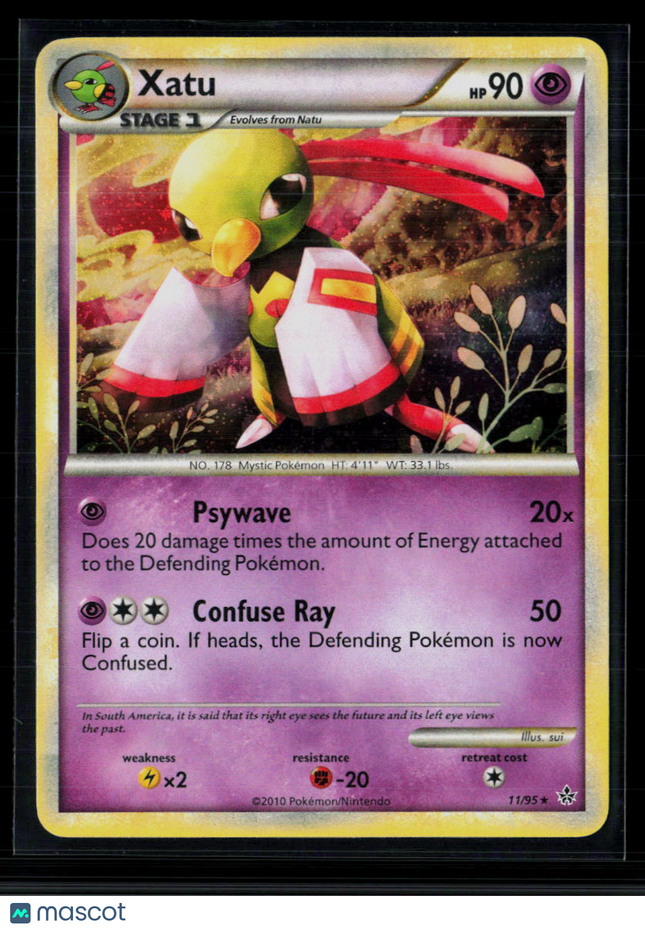 Pokemon 2010 HS Unleashed Xatu #11/95