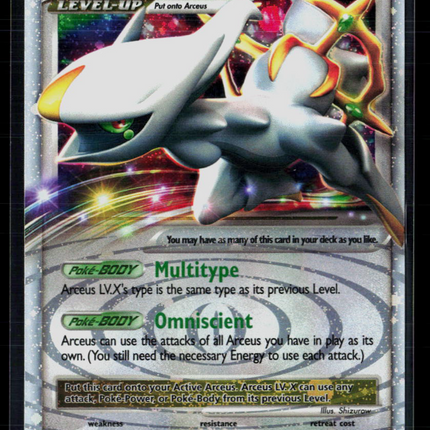 Pokemon 2009 Platinum – Arceus Arceus LV.X #DP53