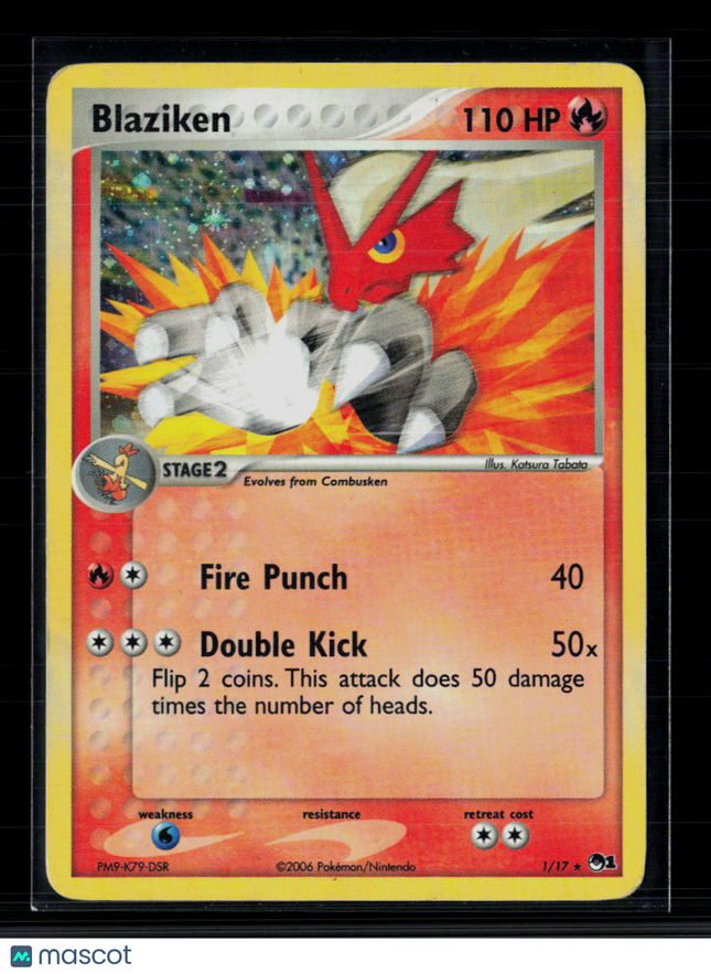 Pokemon 2006 EX Holon Phantoms Blaziken #1/17 Holofoil