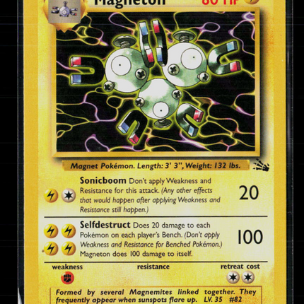 Pokemon 1999 Fossil Magneton #26/62
