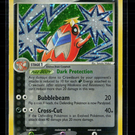 Pokemon 2005 EX Deoxys Crawdaunt #6/107