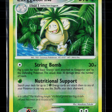 Pokemon 2007 Mysterious Treasures Exeggutor #24/123