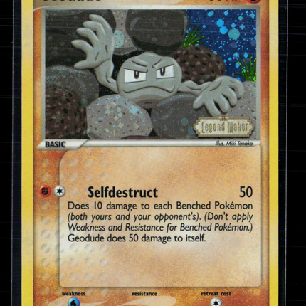 Pokemon 2008 EX Legend Maker Geodude #53/92