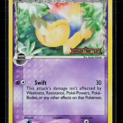 Pokemon 2006 EX Dragon Frontiers Cyndaquil #45/101 Reverse Foil