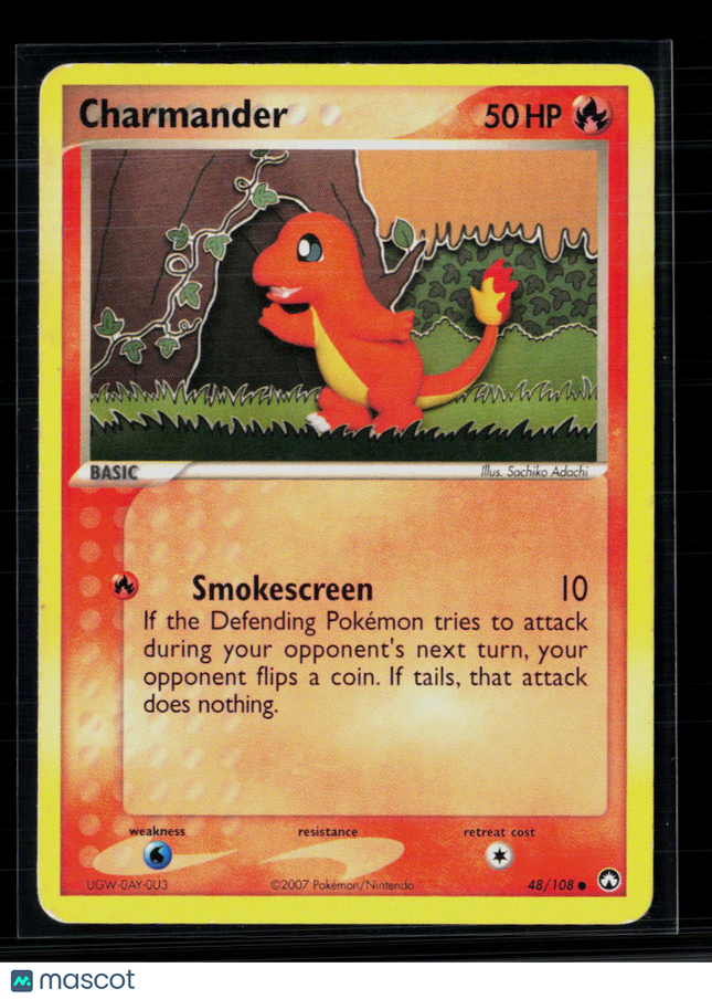 Pokemon 2007 EX Power Keepers Charmander #48/108