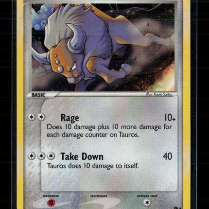 Pokemon 2005 EX Emerald Tauros #5/17