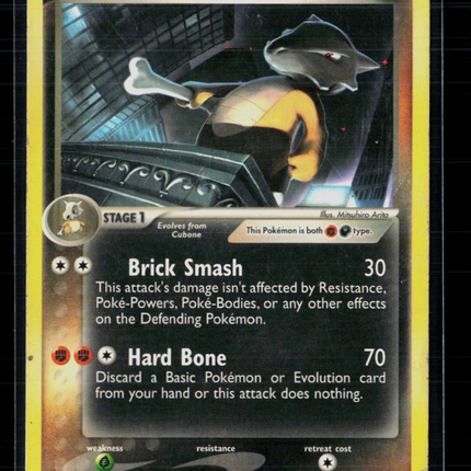 Pokemon 2004 EX Team Rocket Returns Dark Marowak #7/109