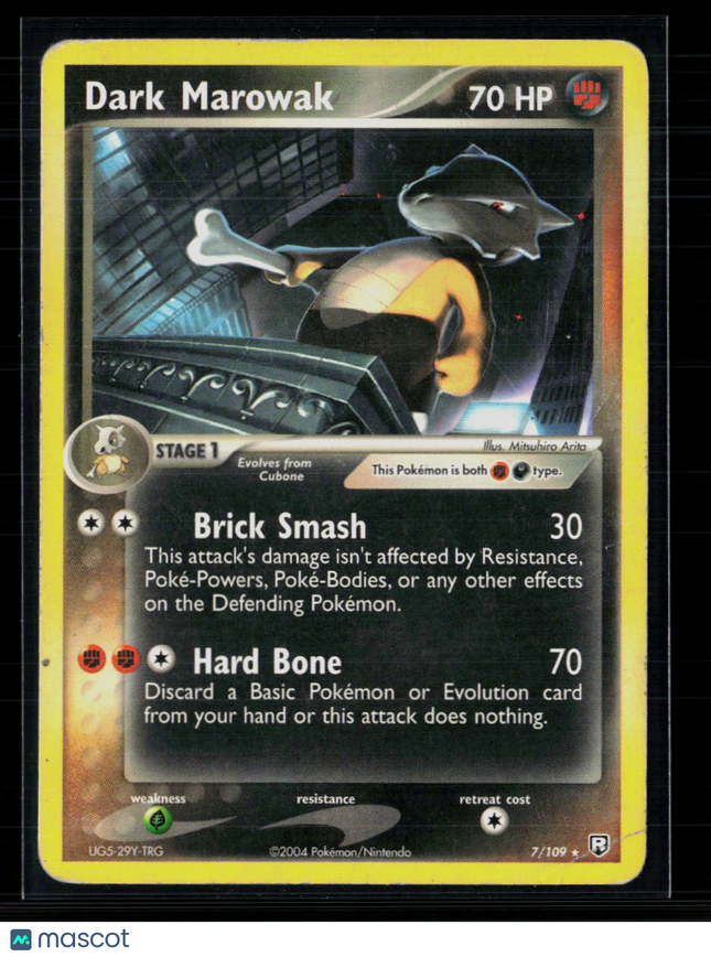 Pokemon 2004 EX Team Rocket Returns Dark Marowak #7/109