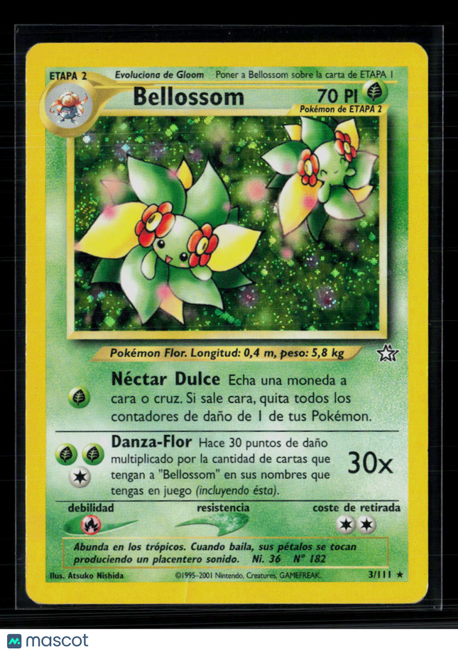 Pokemon 2000 Neo Genesis Bellossom Spanish #3/111