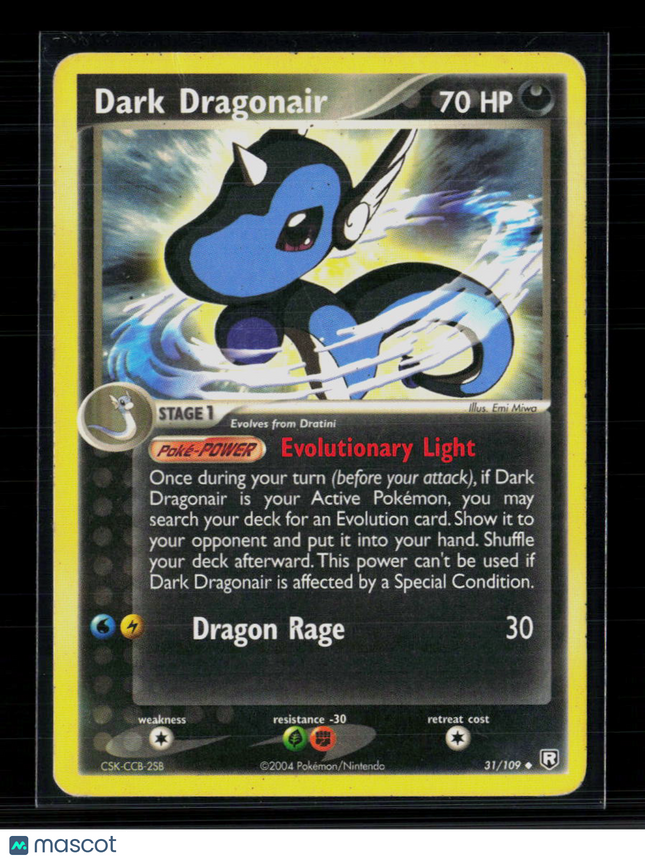 Pokemon 2004 EX Team Rocket Returns Dark Dragonair #31/109
