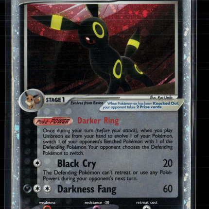 Pokemon 2005 EX Unseen Forces Umbreon EX #112/115