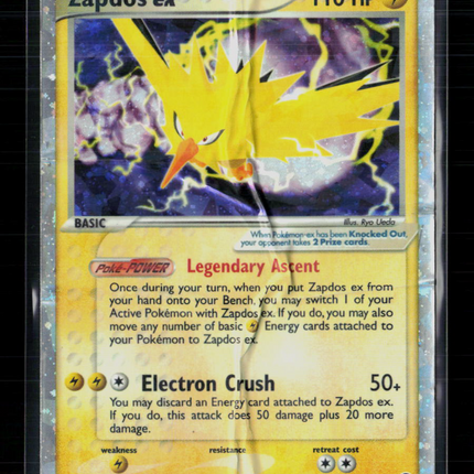 Pokemon 2004 EX FireRed & LeafGreen Zapdos EX #116/112