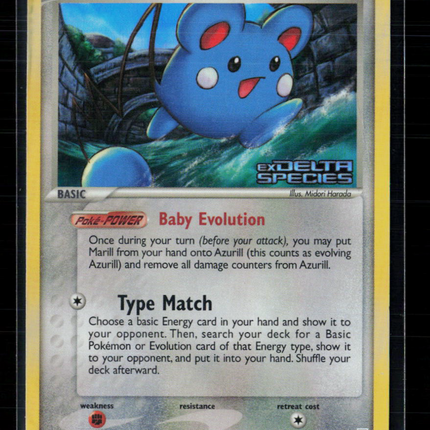 Pokemon 2005 EX Delta Species Azurill #20/113