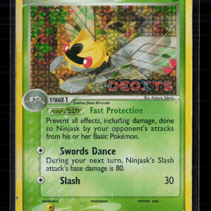 Pokemon 2005 EX Deoxys Ninjask #13/107