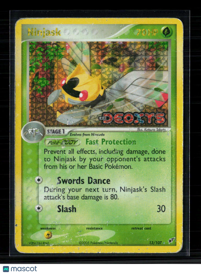 Pokemon 2005 EX Deoxys Ninjask #13/107